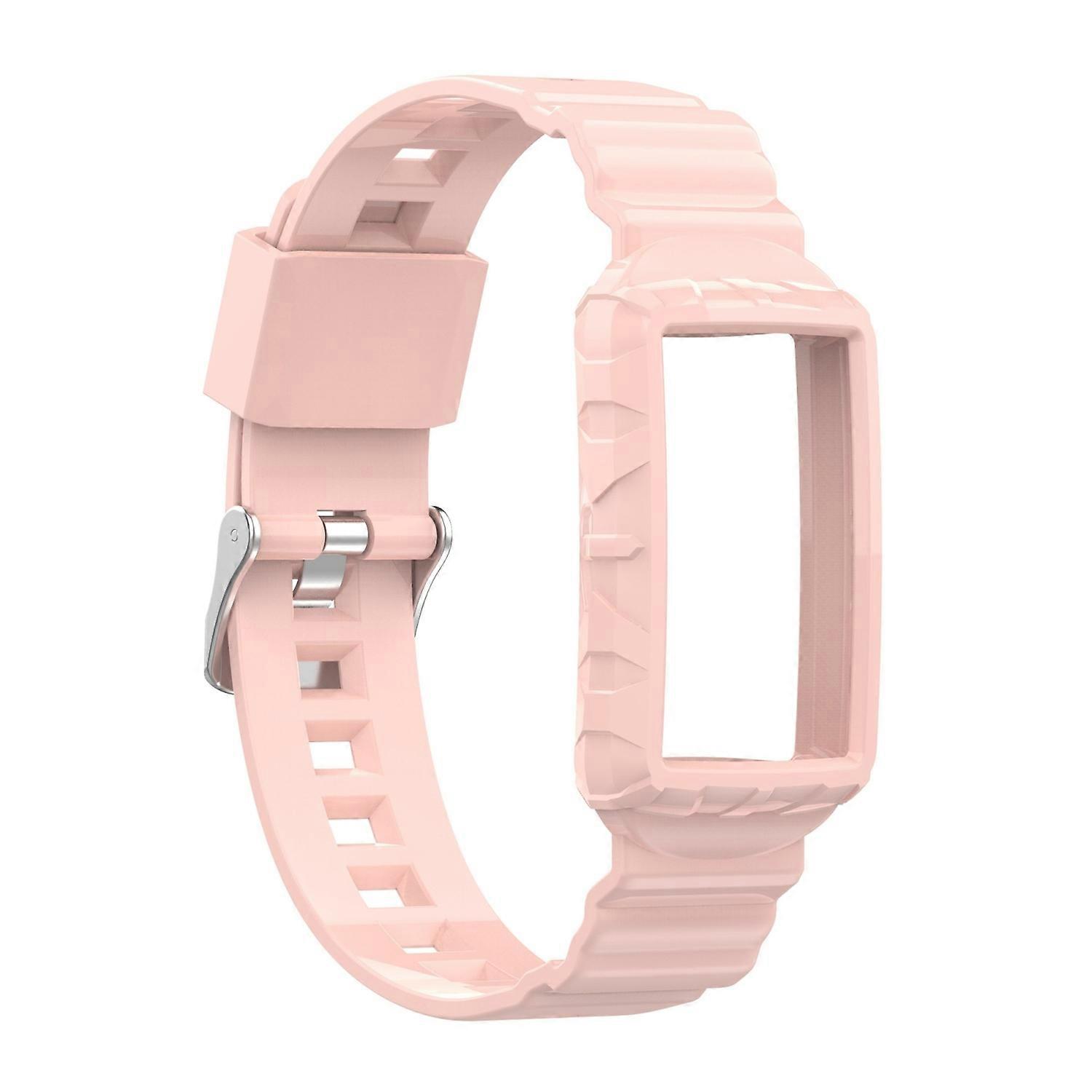 Silicone One Body Armor Watch Strap For Fitbit Charge 4