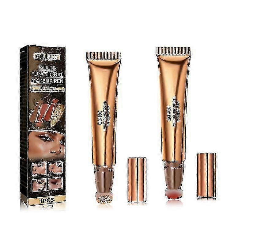 多機能メイクアップペンフェイシャルコンタービューティースティックハイライトリペアブラッシュ多目的メイクアップペン
