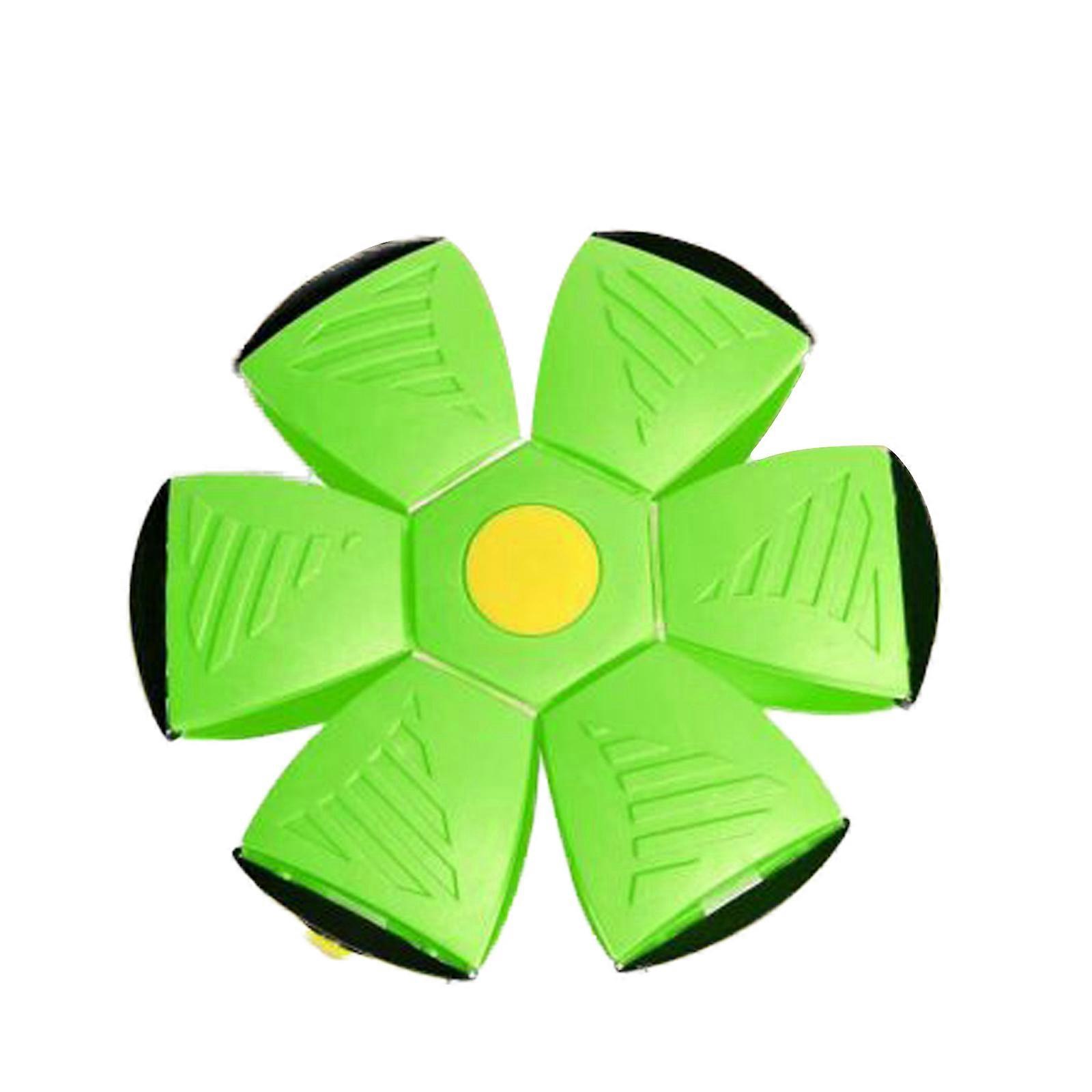 Interactive Magic Flying Saucer Ball with LED Lights, Green Toy