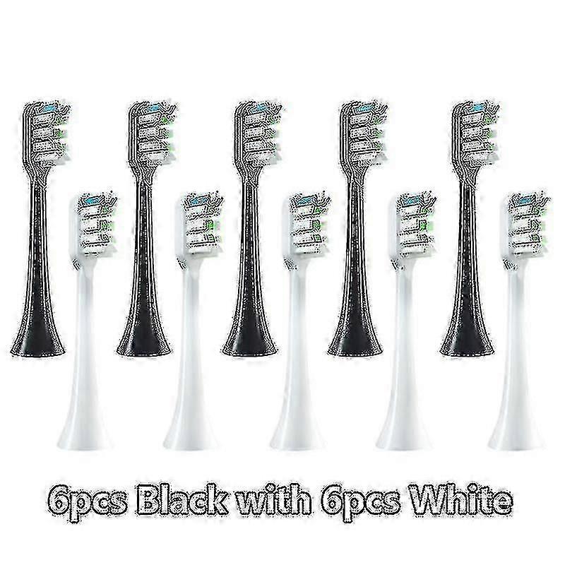 12pcs For Soocas X3/x3u/x5 Replacement Toothbrush Clean Tooth Brush