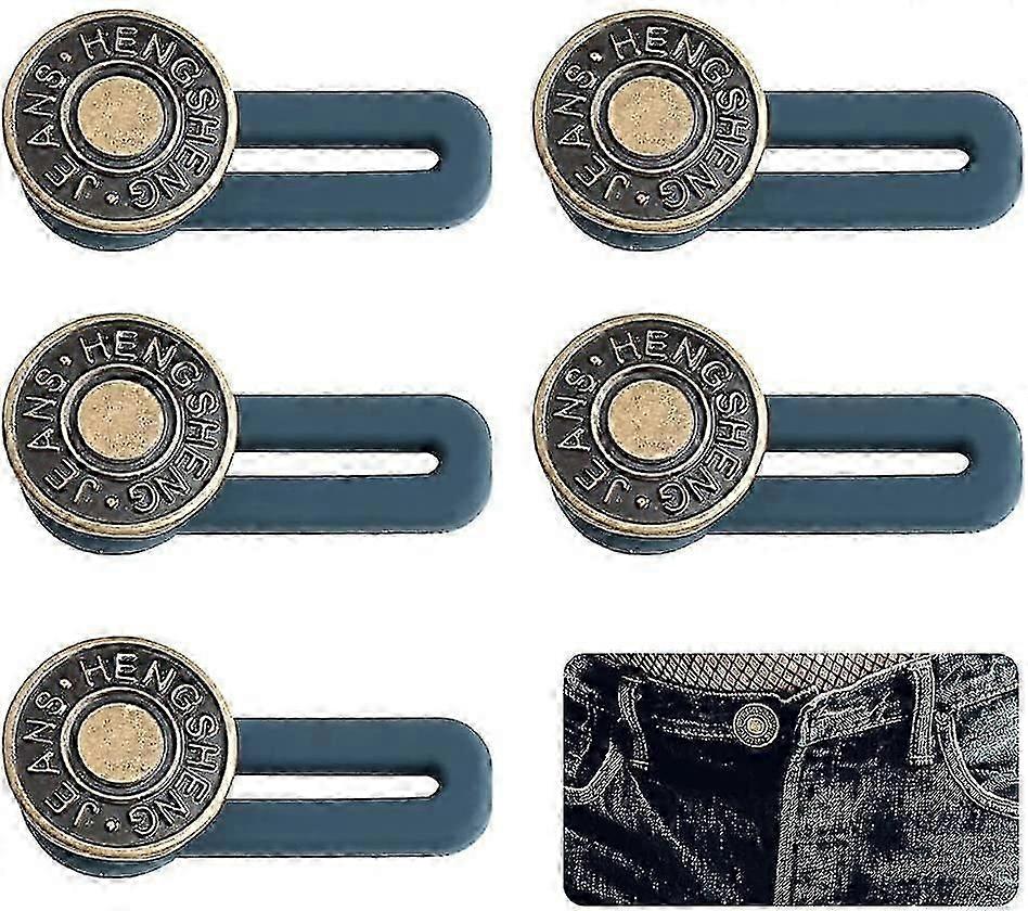 Knappförlängare för byxor Midjeförlängare för herrbyxor Jean Button Extender Waistband Extender (5st) A3nzyck