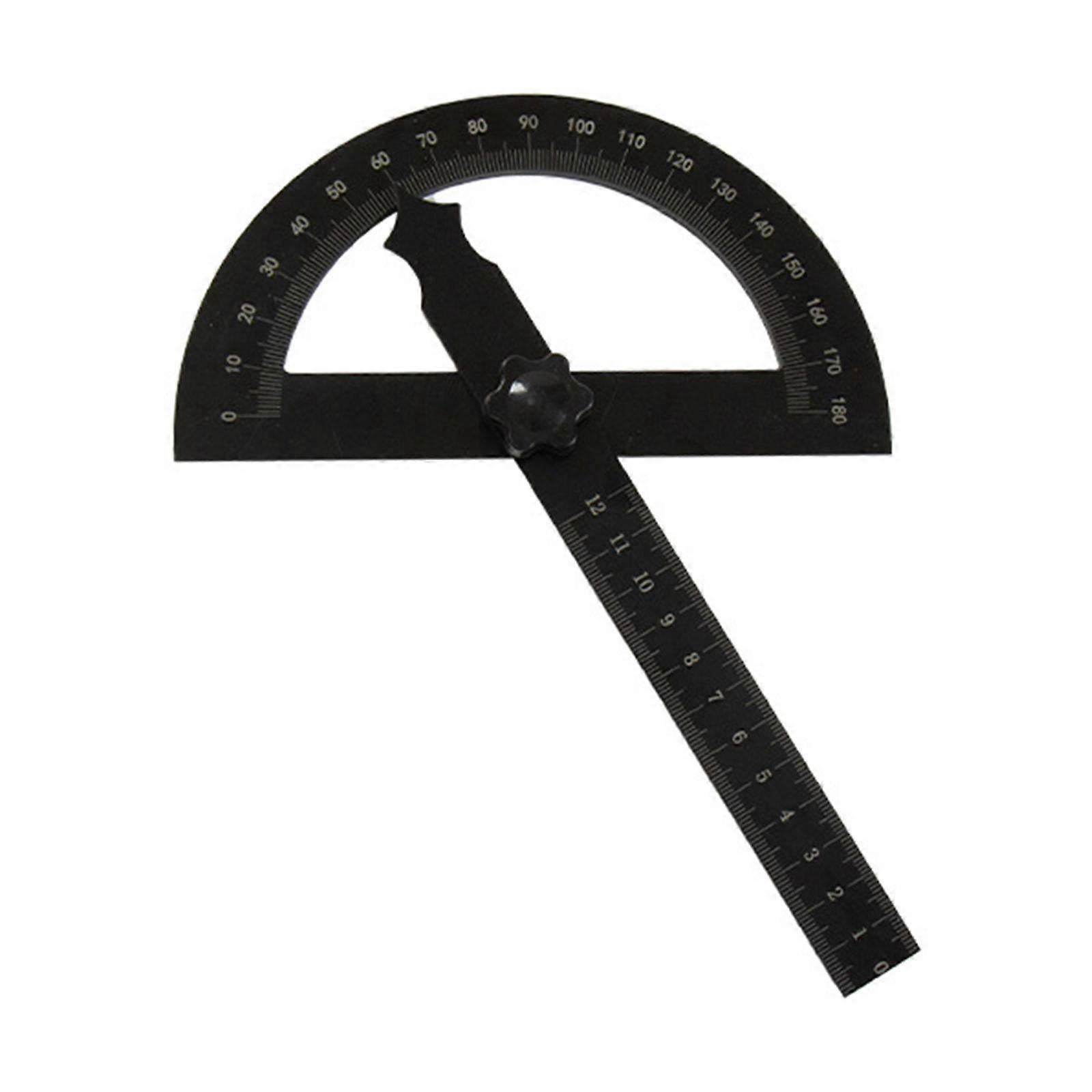 2 in 1 Protractor Ruler, Angle Protractor with Adjustable Arm Accurate
