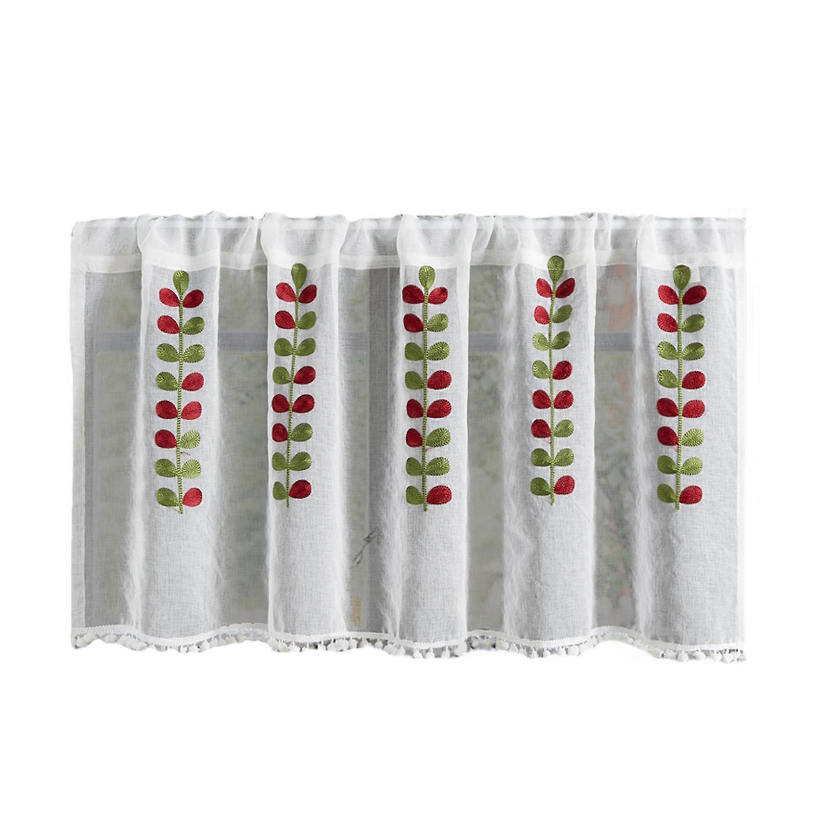 Nature Inspireds Four Color Leaf Window Curtain Enhancing Comfort and Style In Any Space