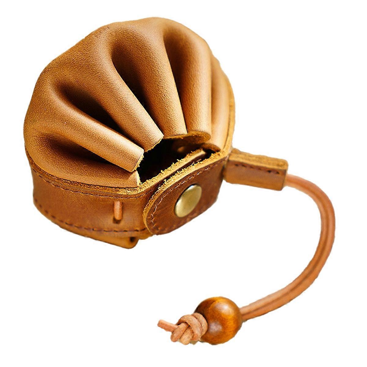 Vintage Medieval Artificial Leather Dice Bag - Drawstring Pouch for D&D, Game Role Playing Games, Co