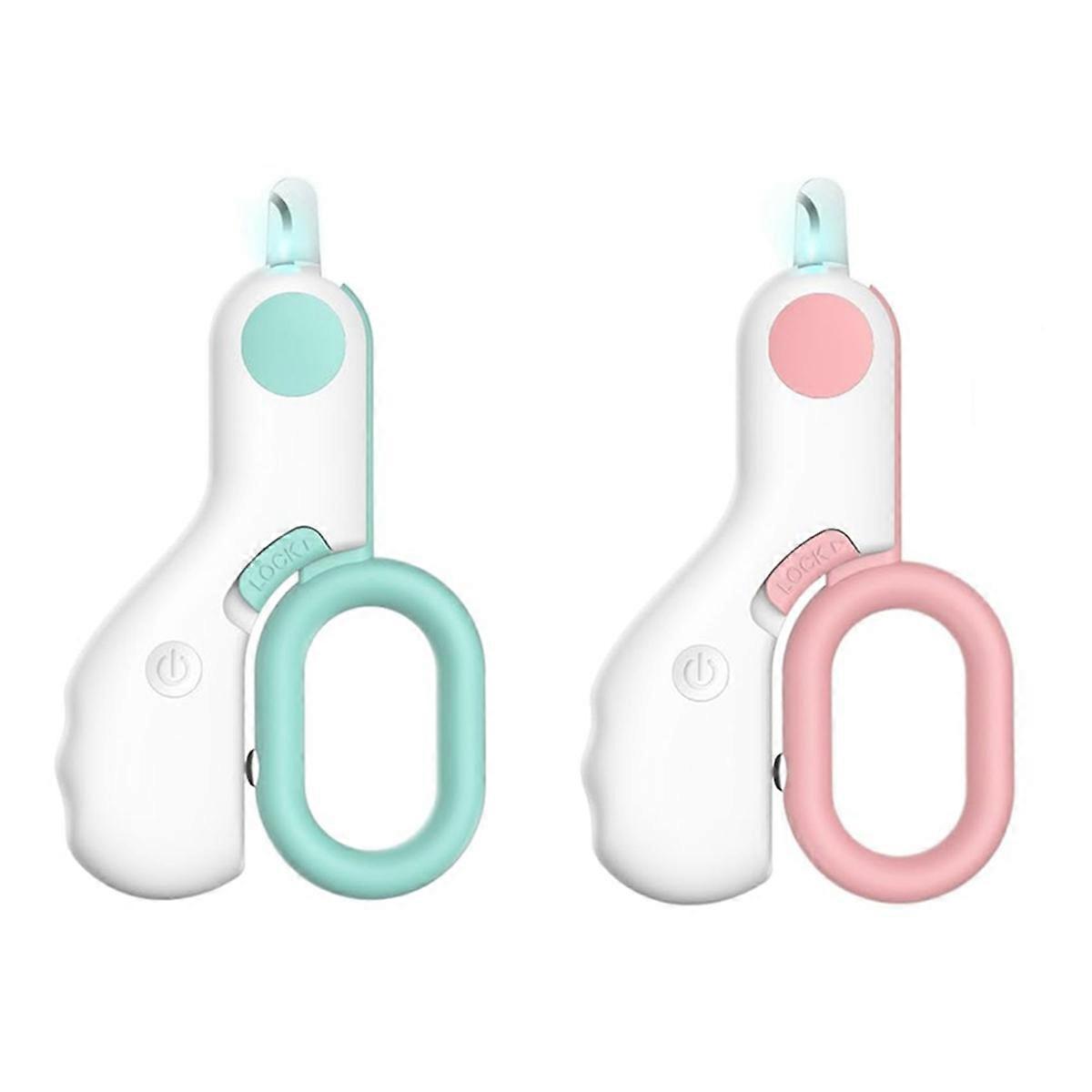 LED Pet Nail Clippers for Indoor Cats Bunny Kitty Dog Nail Clippers