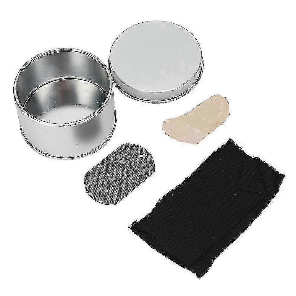 Utendørs Flint Skrape Container Box Brannstartverktøysett Tilbehør for Camping