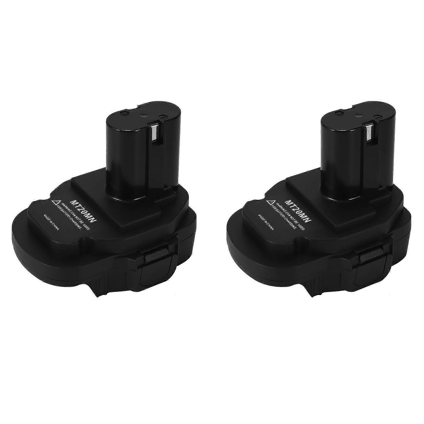 2x Mt20mn Battery Converter Adapter For 18v Lithium Battery Convert For 18v Ni-cd&ni-mh Battery