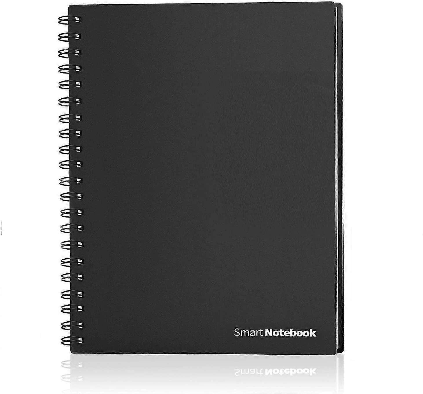 Erasable Letter Size Smart Notebooks with Wirebound Design for Effective Note-Taking (Black)