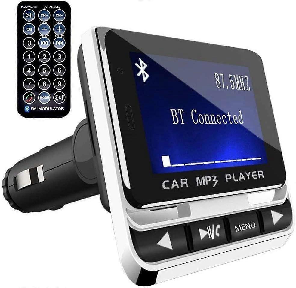 Wireless Bluetooth FM Transmitter for Car Radio Adapter and Hands Auto Kit