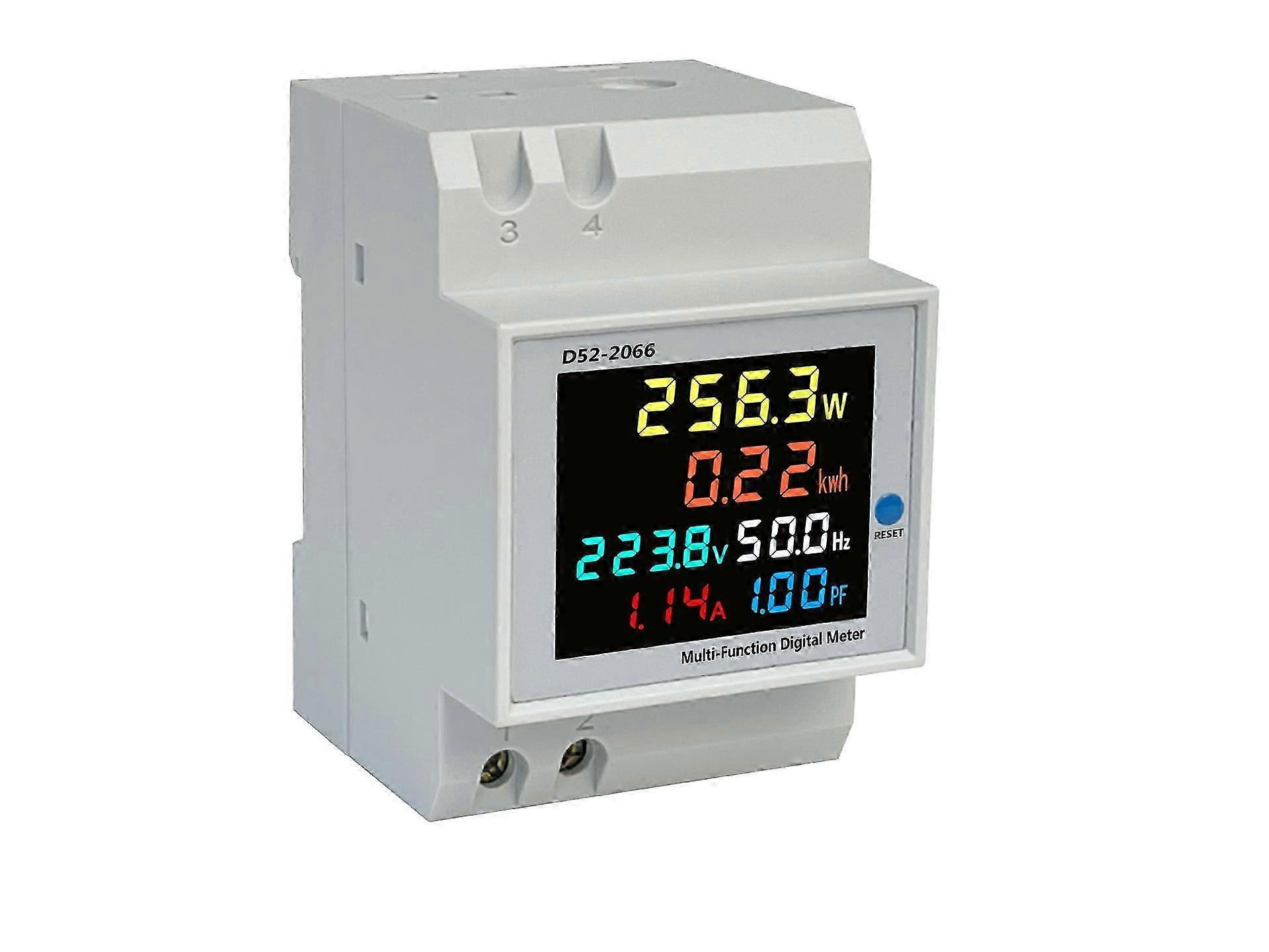 AC40-300V 100A Digital Energy Meter Single Phase Electricity Meter