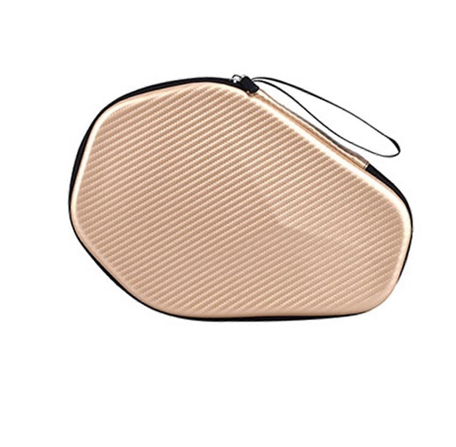 Table Tennis Bat Bag Waterproof Portable Racket Case Hard Cover for Ping Pong Paddle Storage with Adjustable Strap