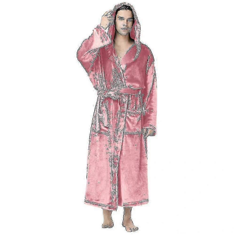 knee length dresses for ladies Mens Hooded Bathrobe main image 0
