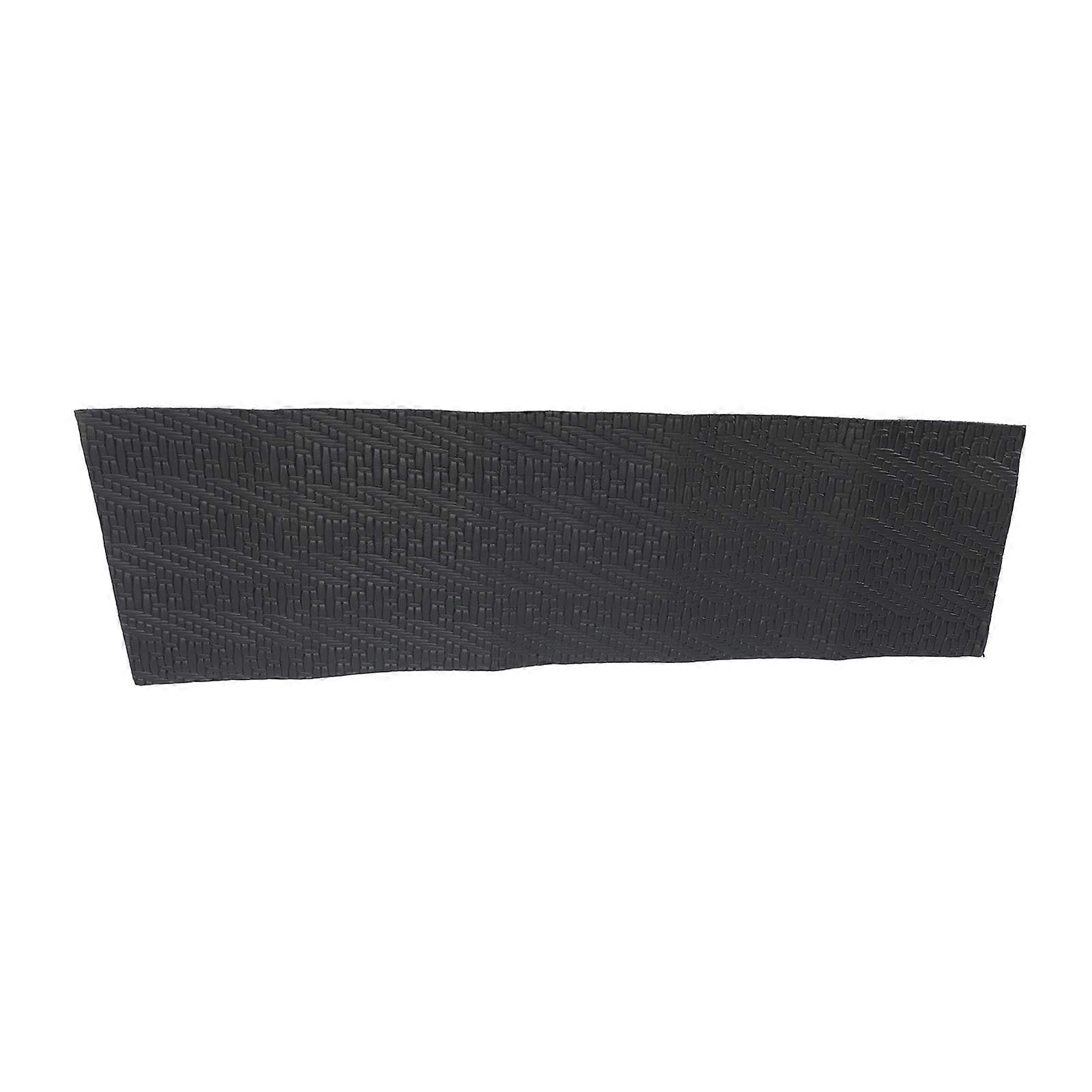 Leather Cue Grip Wrap for Pool Sticks, Black, 26g, Woven Pattern
