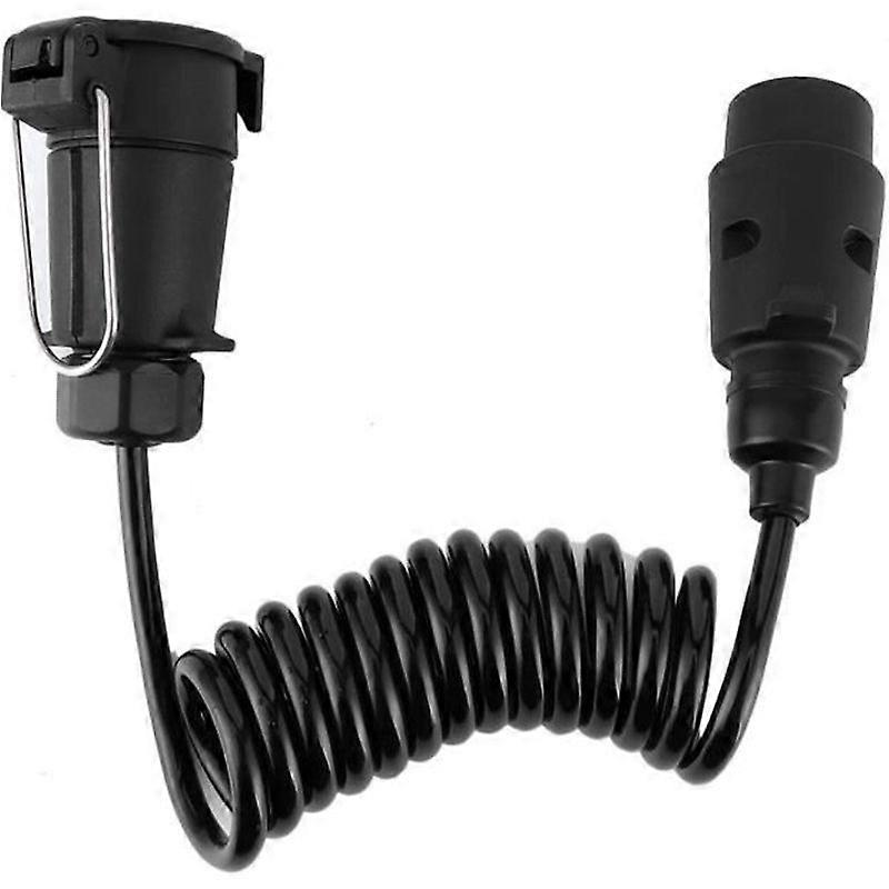 VBESTLIFE 7 Pin Spring Cable Waterproof Plug and Play 2m