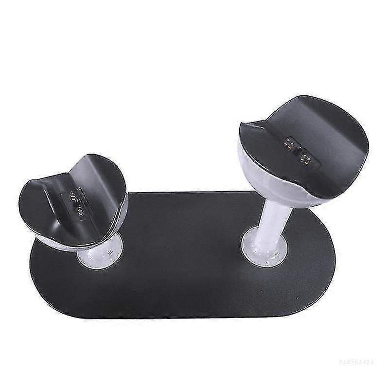 Dual Controller Charger Holder Stand Compatible With Ps5, Wine Glass Shaped Charging Dock Station With Led Indicators