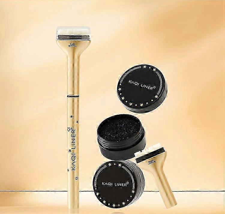 Waterproof Bottom Eyelash Stamp Set | Bottom Eyelash Stamp, 2 in 1 Eyeliner Stamp with Ink Eyeliner, Sweatproof Lazy Lash Stamp