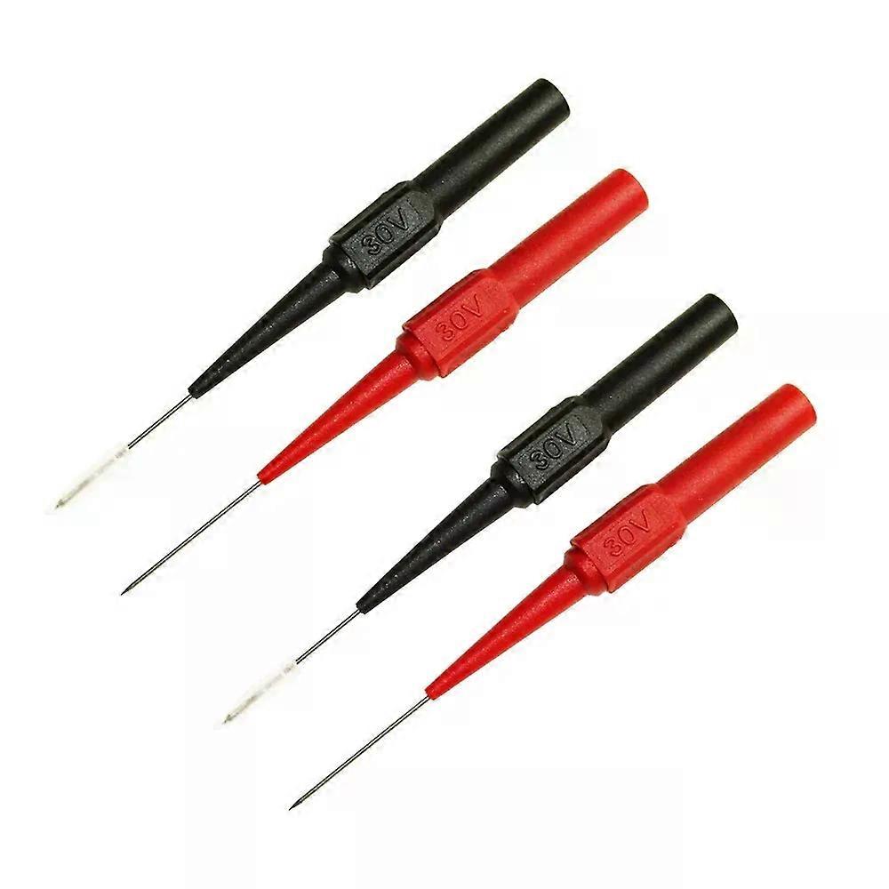 2/4/8PCS Car Tip Probes Diagnostic Tools Insulation Piercing Needle Non-destructive Multimeter Test Pen Clamp Copper Lead Tools