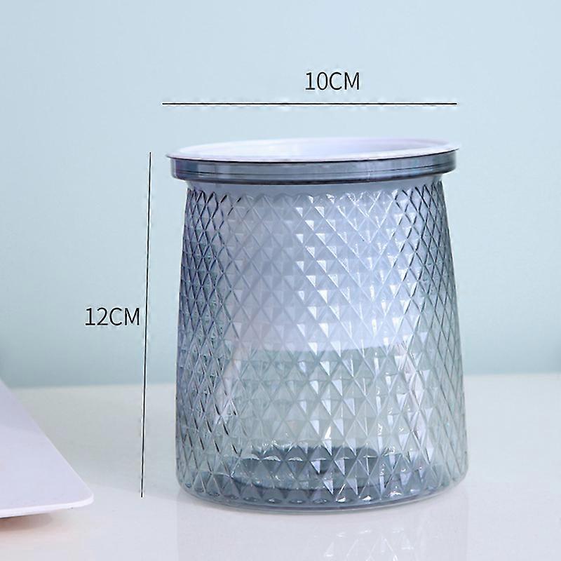 Self Watering Plant Pot Transparent Plastic Flower Vase Double-layer Automatic Lazy Potted Hydroponic Pot Garden Home Dector