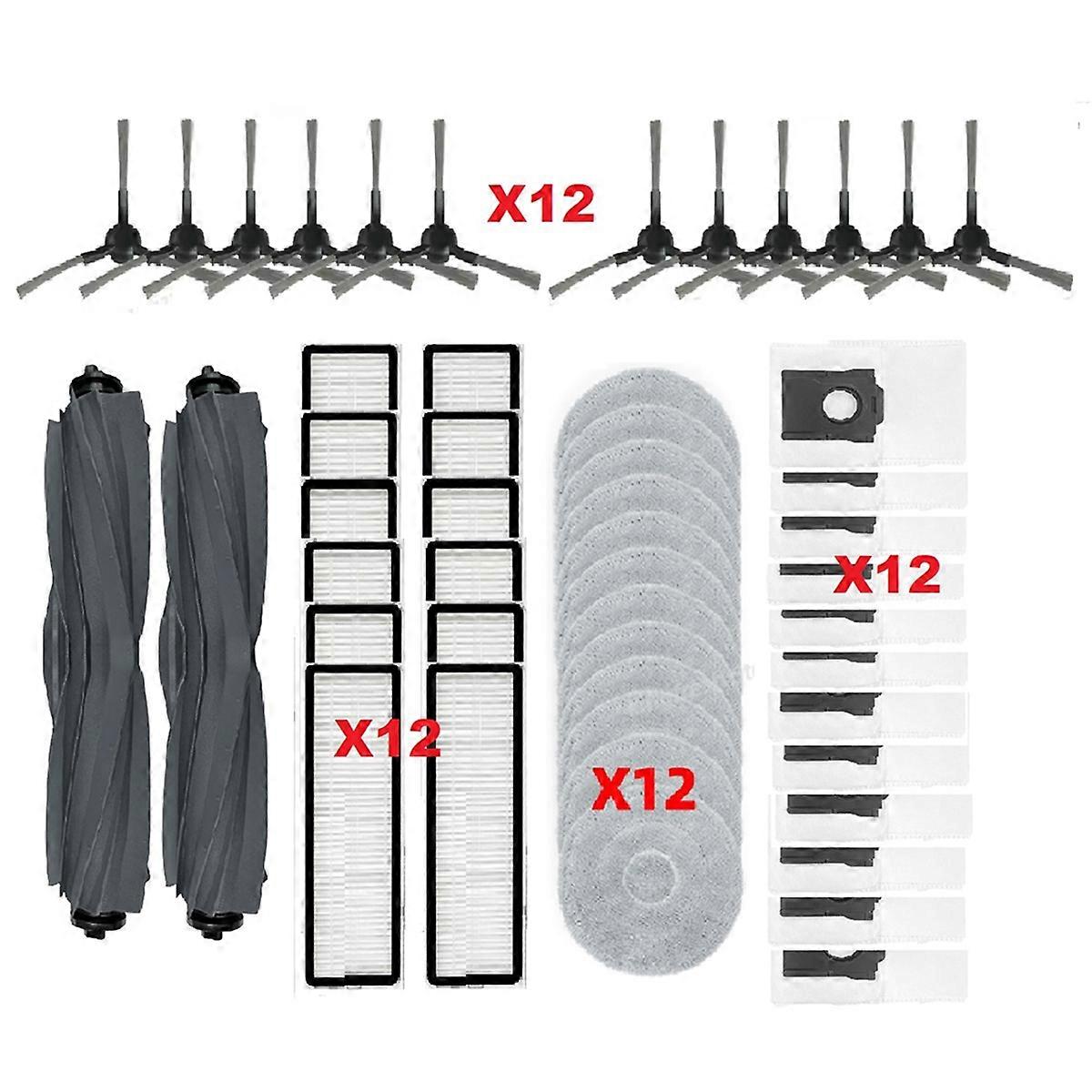For L10s Plus RLL42SD Main Roller Side Brush Hepa Filter Mop