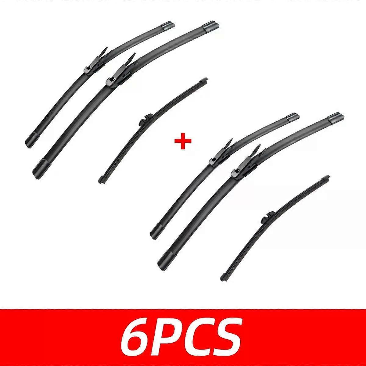 Car Wiper compatible for compatible for d Explorer 2011-2017 Front Rear Wiper Blades Brushes Auto Accessories 2011 2012 2013 2014 2015