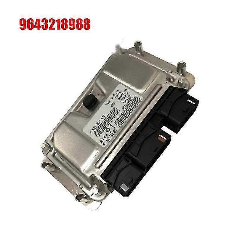 9643218988 Car Engine Computer Electronic Control Module ECU ME744 For Peugeot 206 207 307 Citroen C2 C3 0261207477