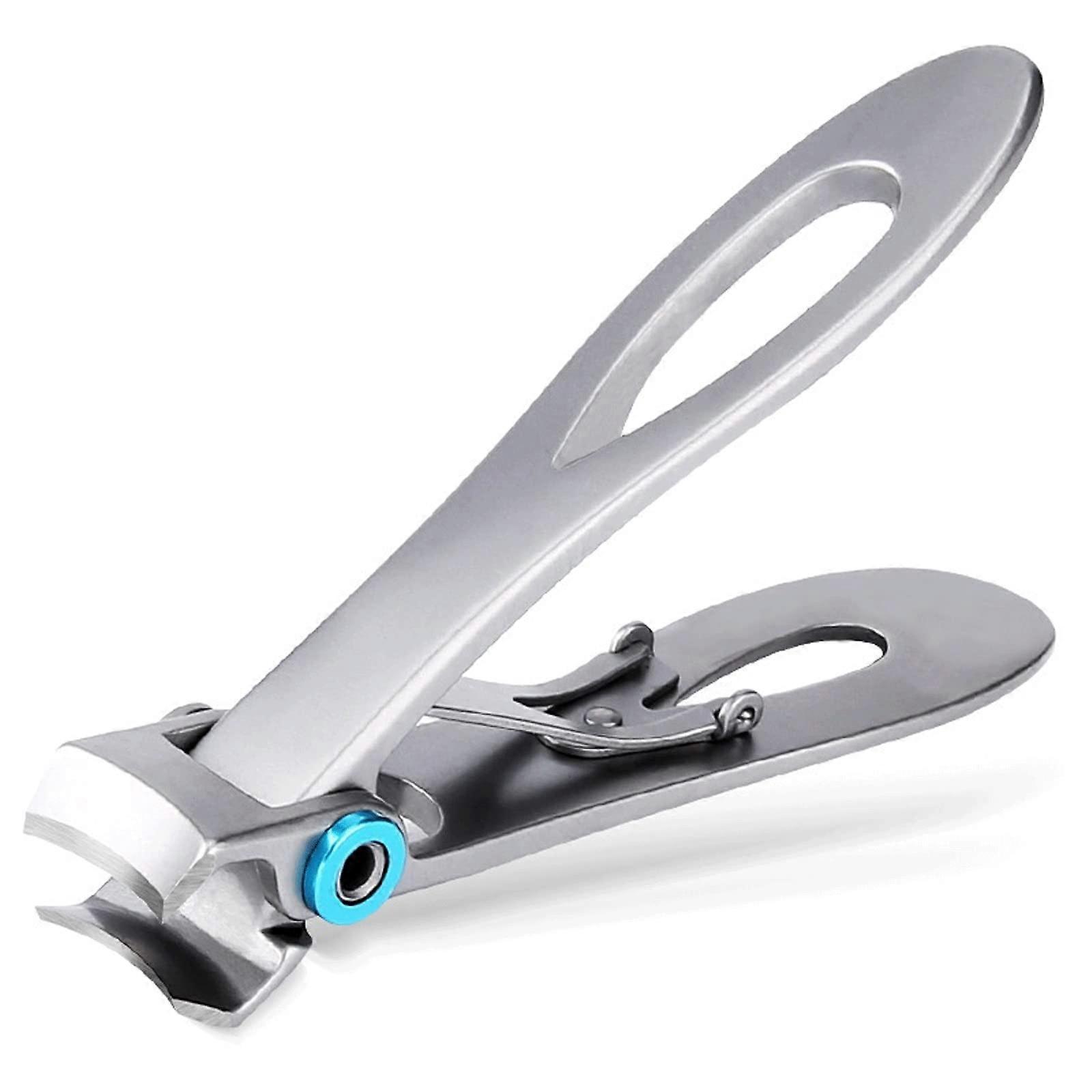 Large Stainless Steel Nail Clippers with Ergonomic Long Handle for Precise Sharp Cutting