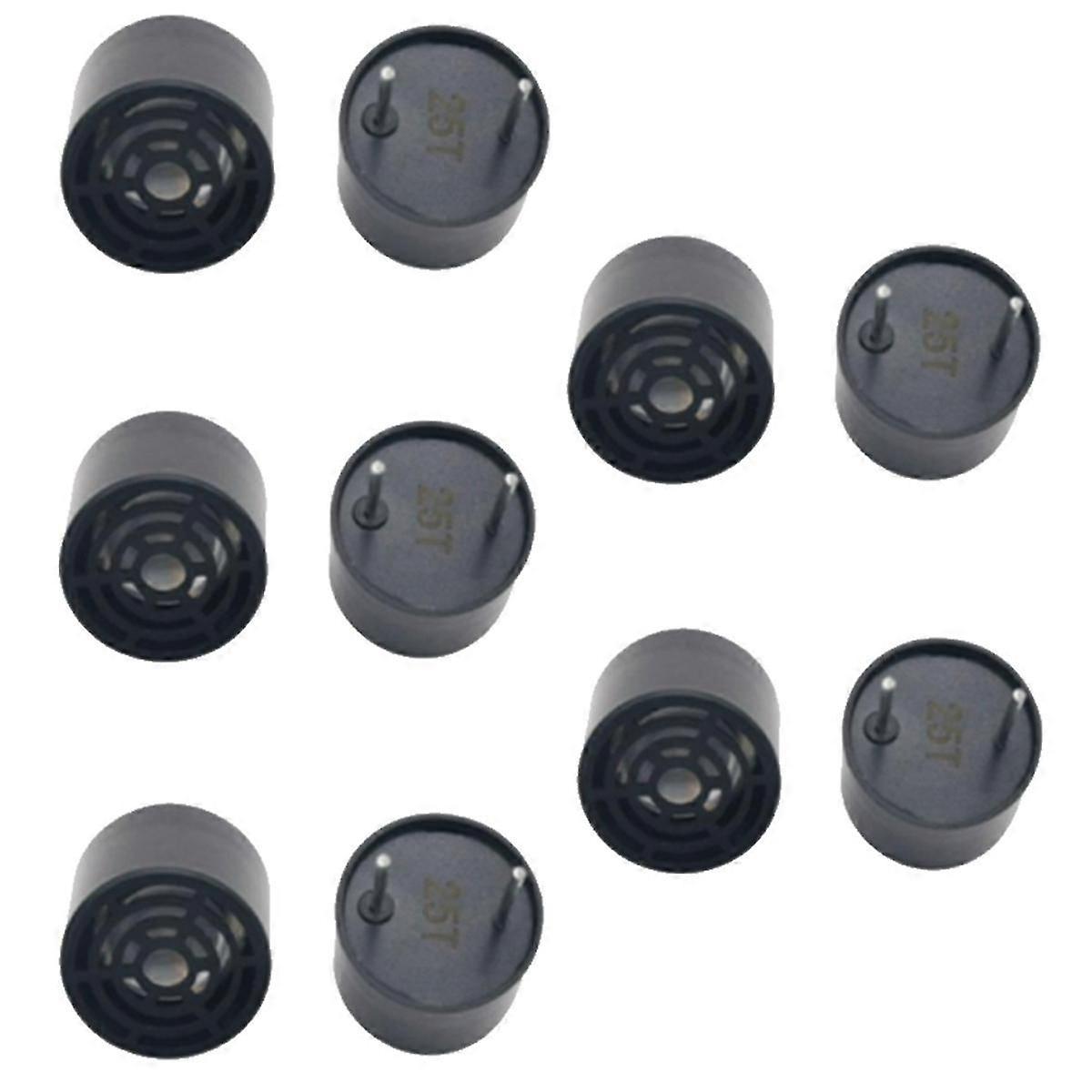 10pcs Black Plastic Shell Ultrasonic Transmitter 16mm 25kHz Ultrasonic Receiver Probe Split Sensor