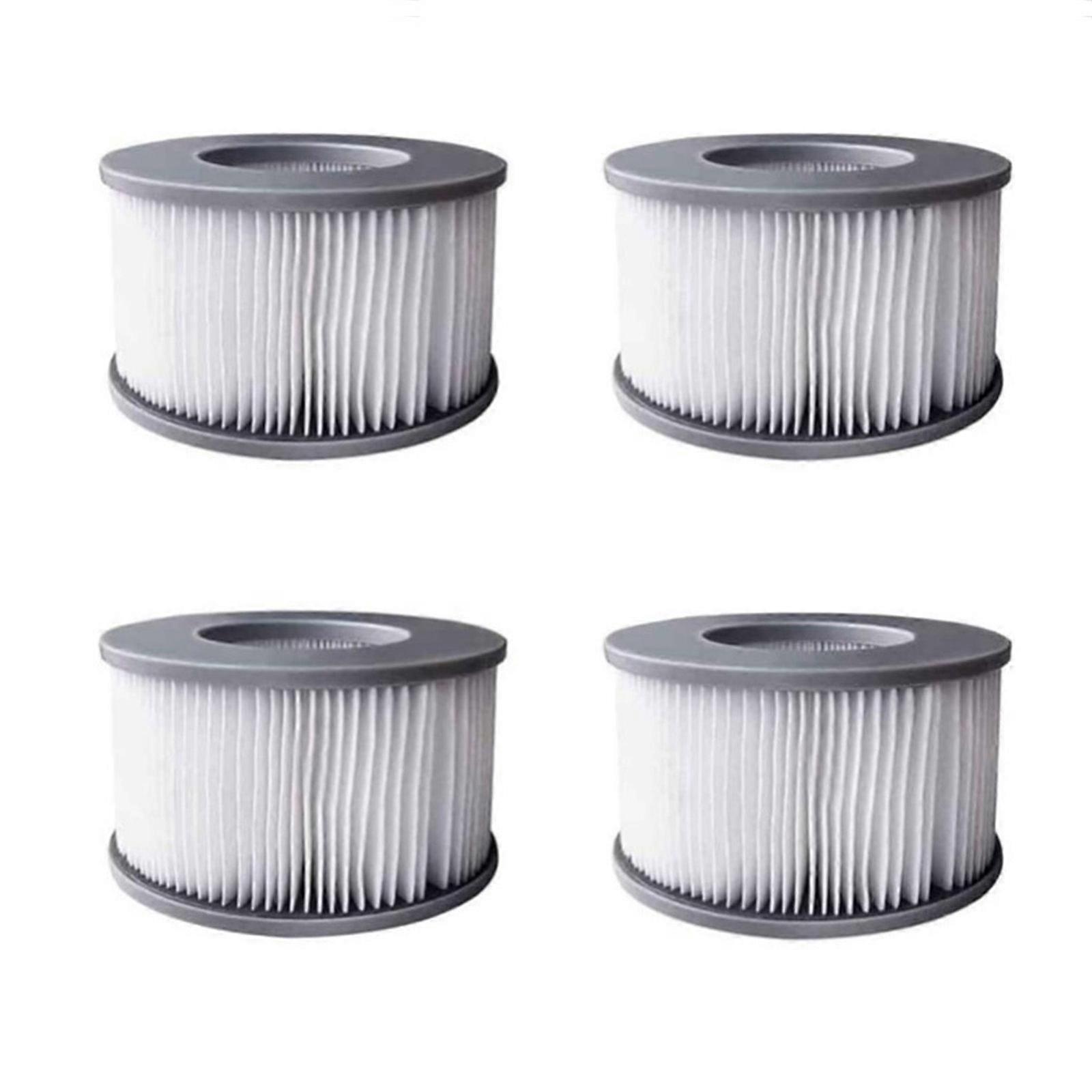 Pack Of 4 Tubs Filter Cartridges Hot Tubs Filter Cartridges For Inflatable Tubs Pools With High Filtration Designs