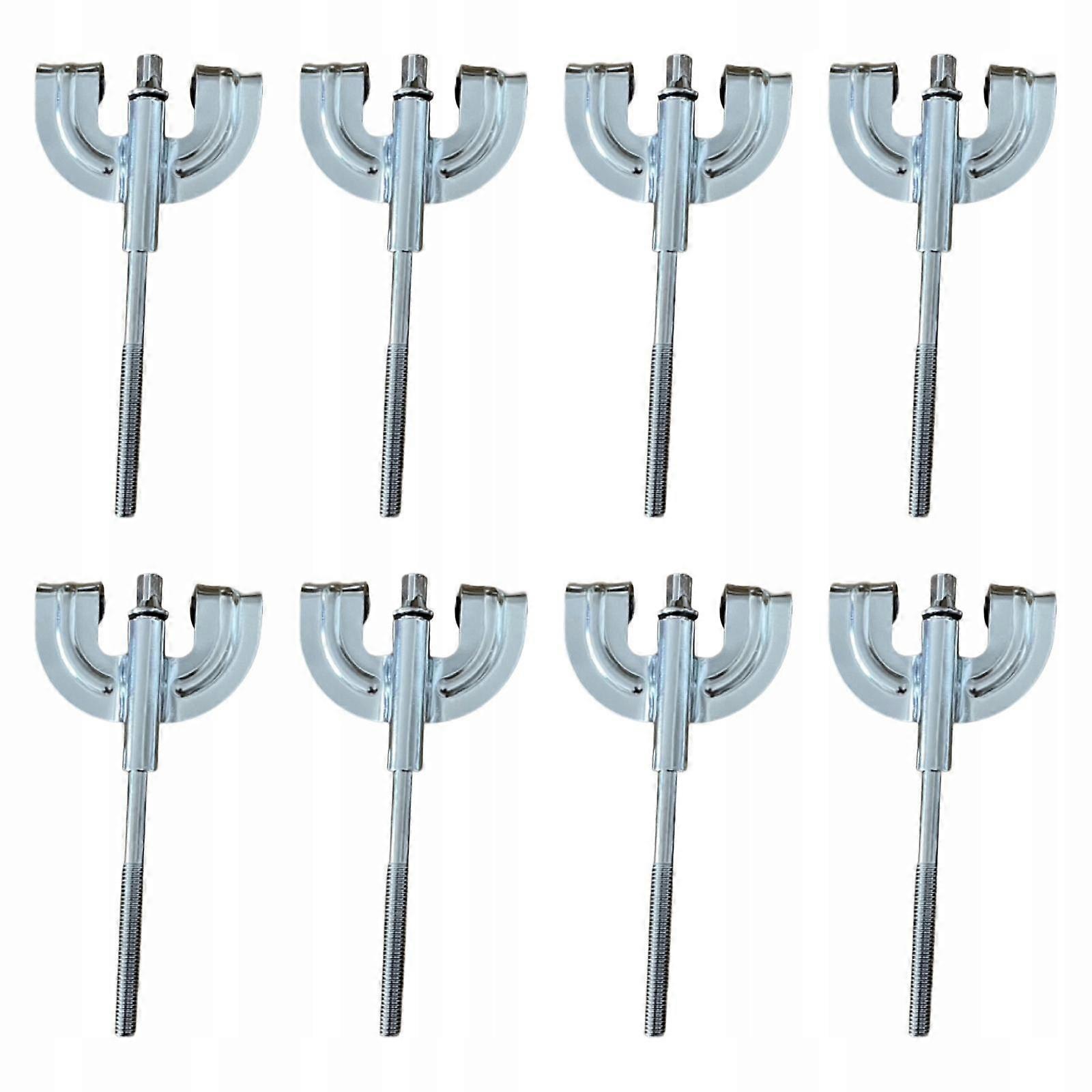 8 Pieces Bass Drum Claws Hardware Practical Replacement Hook Screws M5