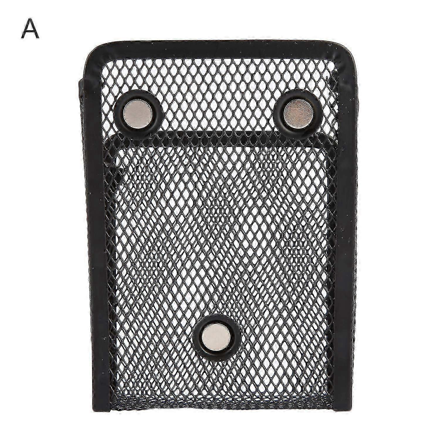 Magnetisk Stora Fack Förvaringskorg Whiteboard Organizer Mesh Penna Pennhållare Sticky Note