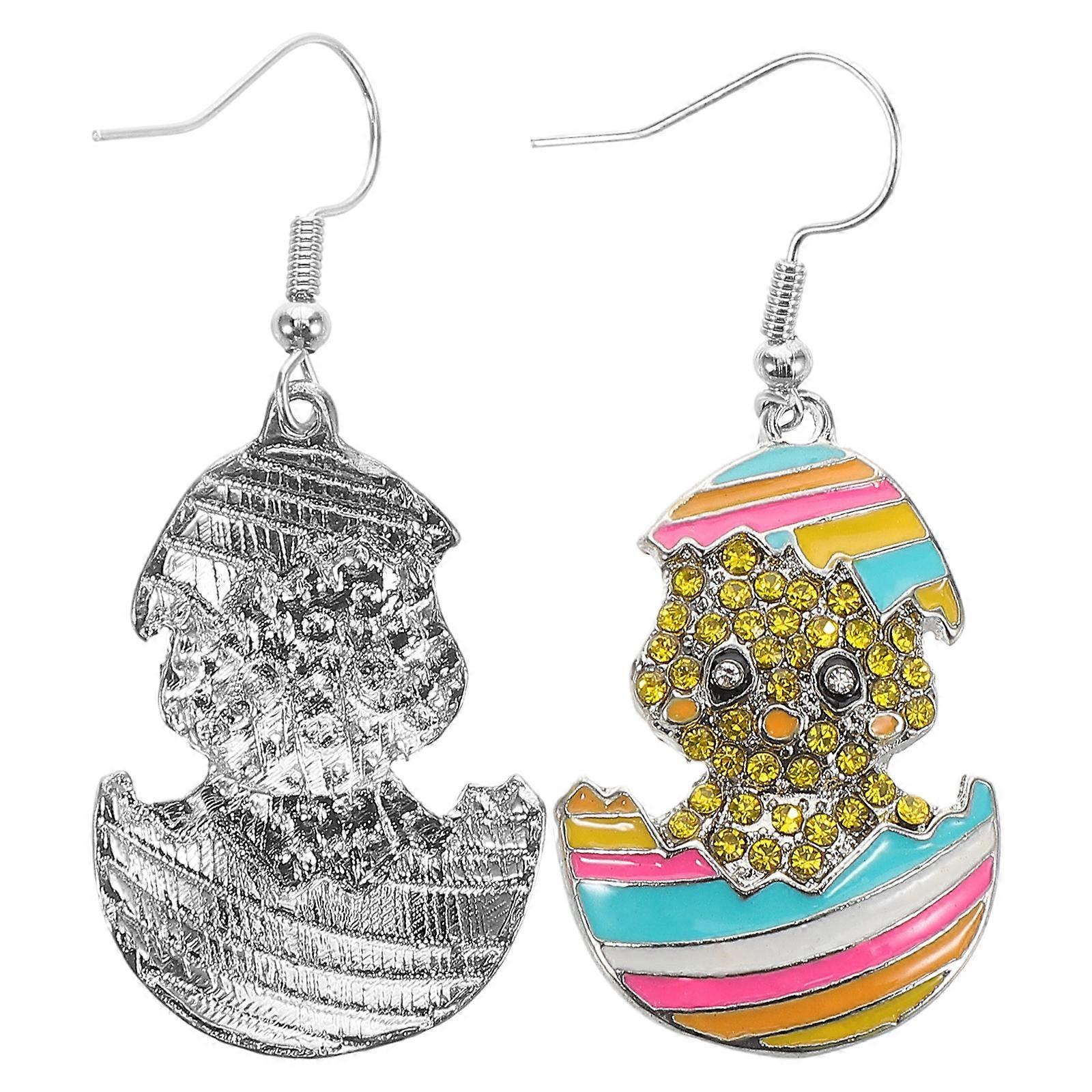 Boucles d’oreilles ludiques poussin et œuf idéales pour les occasions spéciales