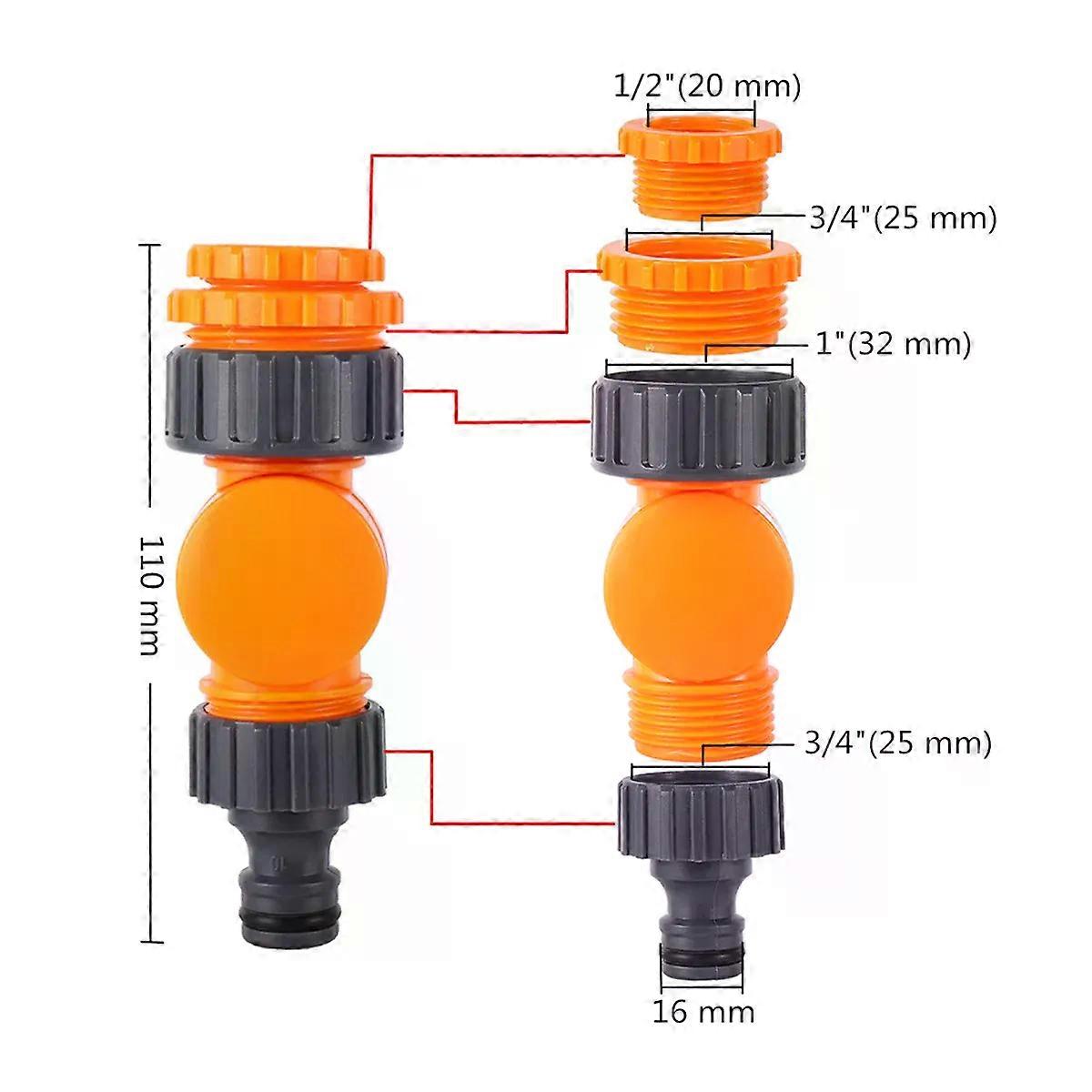 LCD Screen Water Timer Automatic Digital Electronic Watering Clocker Waterproof Garden Irrigation Control Device With Six Joints