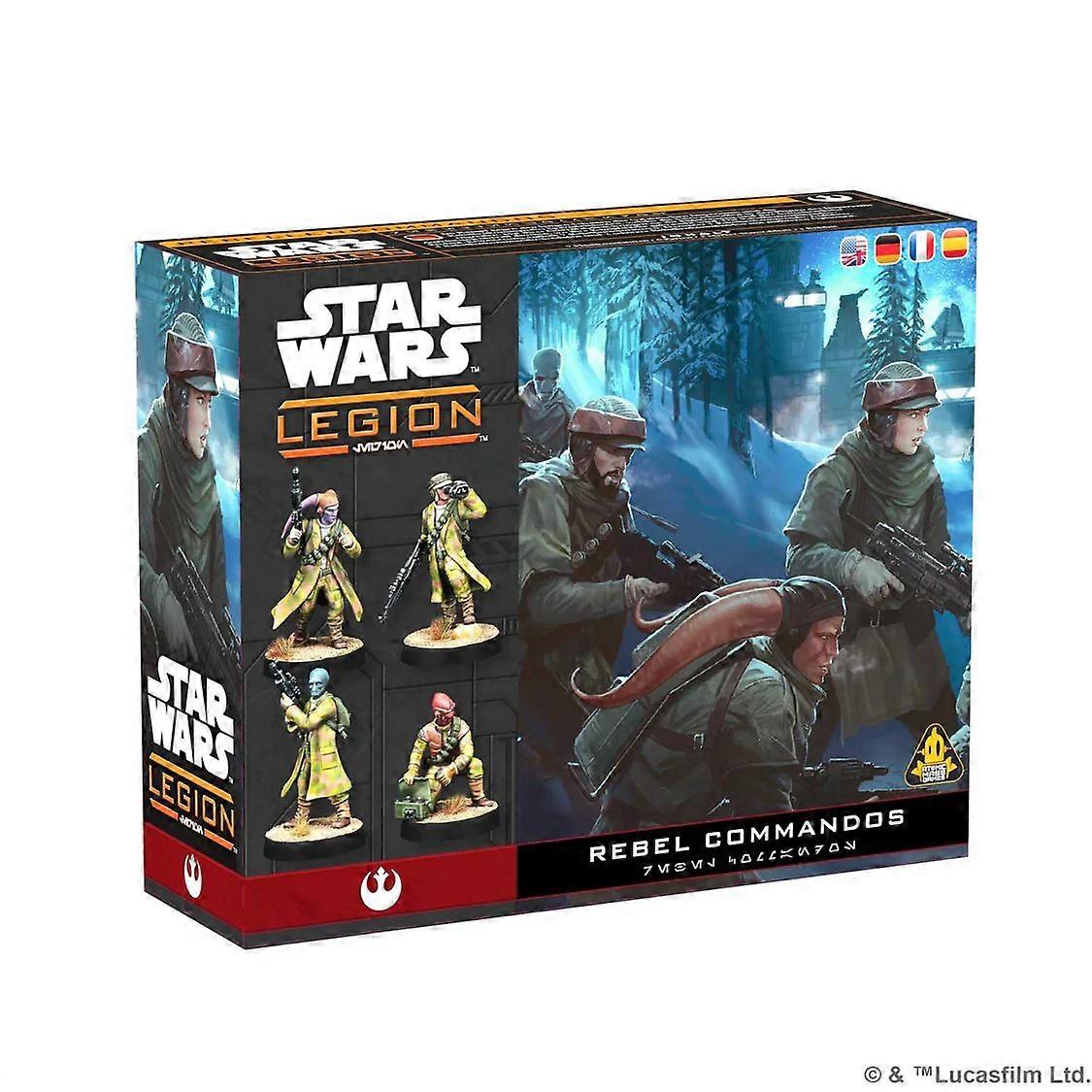 Star Wars Legion Rebel Commandos Miniature Game
