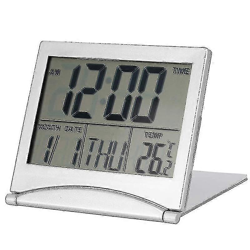 Portable Folding Travel Digital LED Alarm Clock with Temperature Display