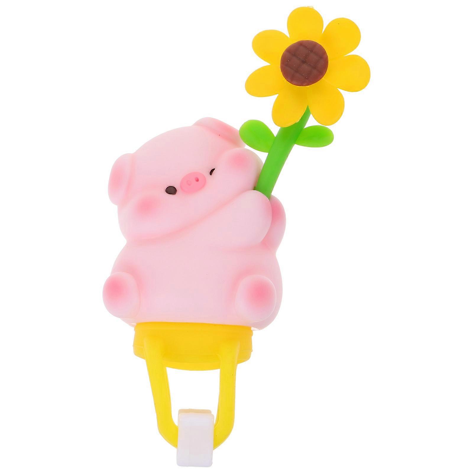 Bicycle Ornament Featuring Pig Design, Perfect for Individualizing Your Ride