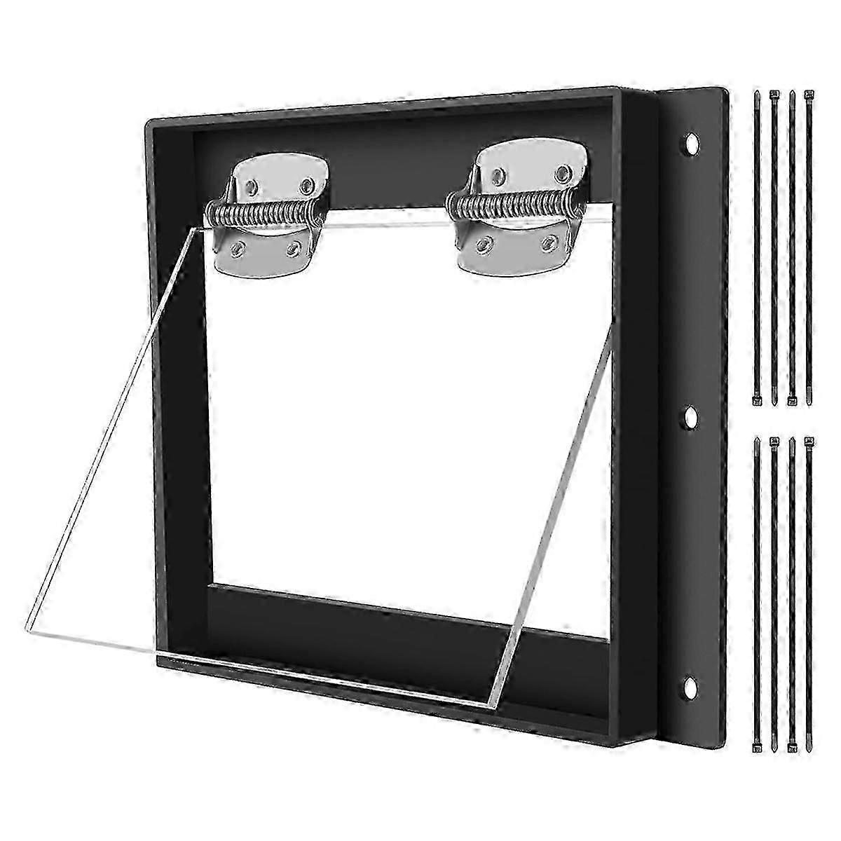 باب الراكون في اتجاه واحد ، مصيدة مستبثة بدون تلامس ، باب إخلاء اتجاه واحد للراكون ، للسناجب ، الظربان ، الأبوسوم