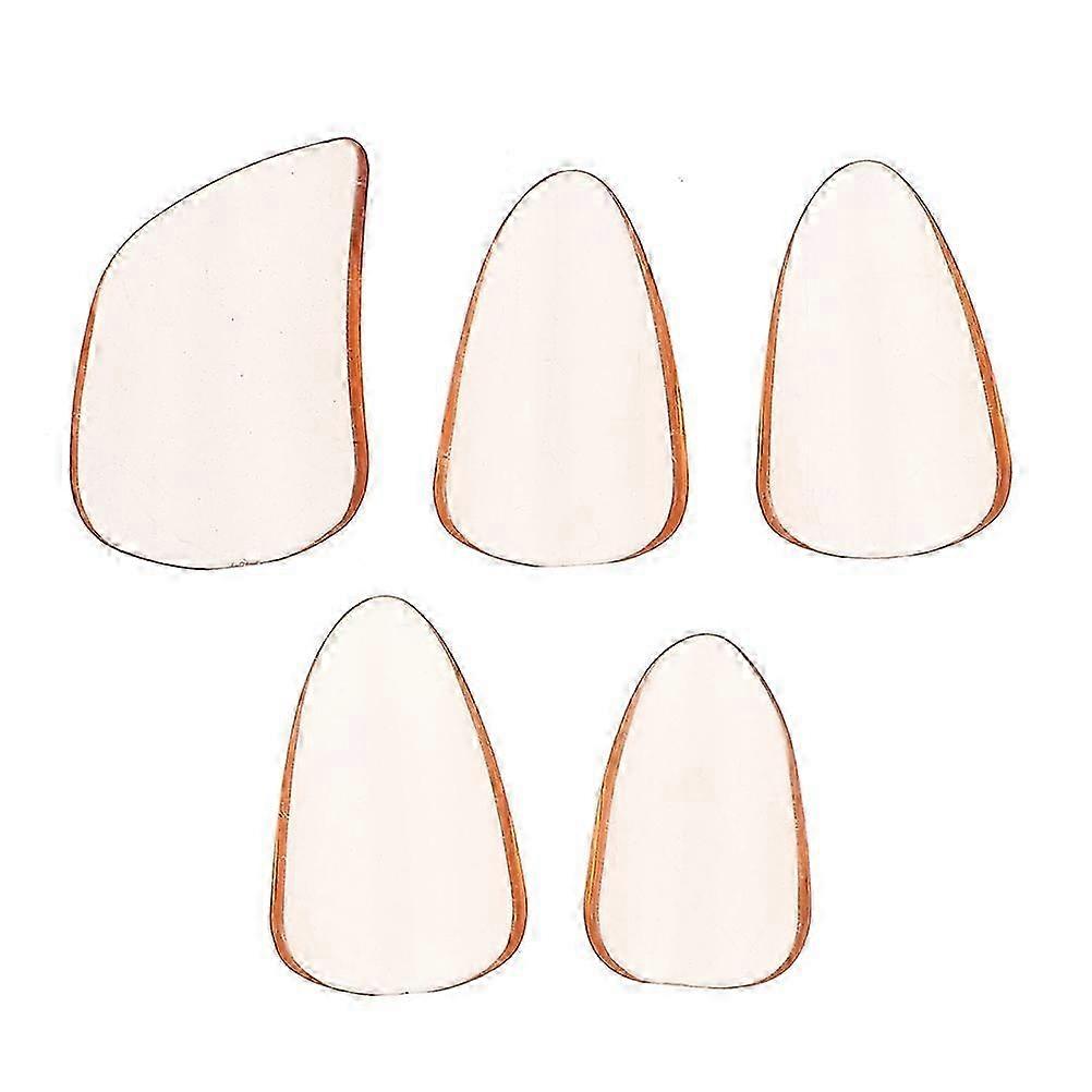 5Pcs Professional PC Pipa Nails String Instrument Parts Pipa Orange