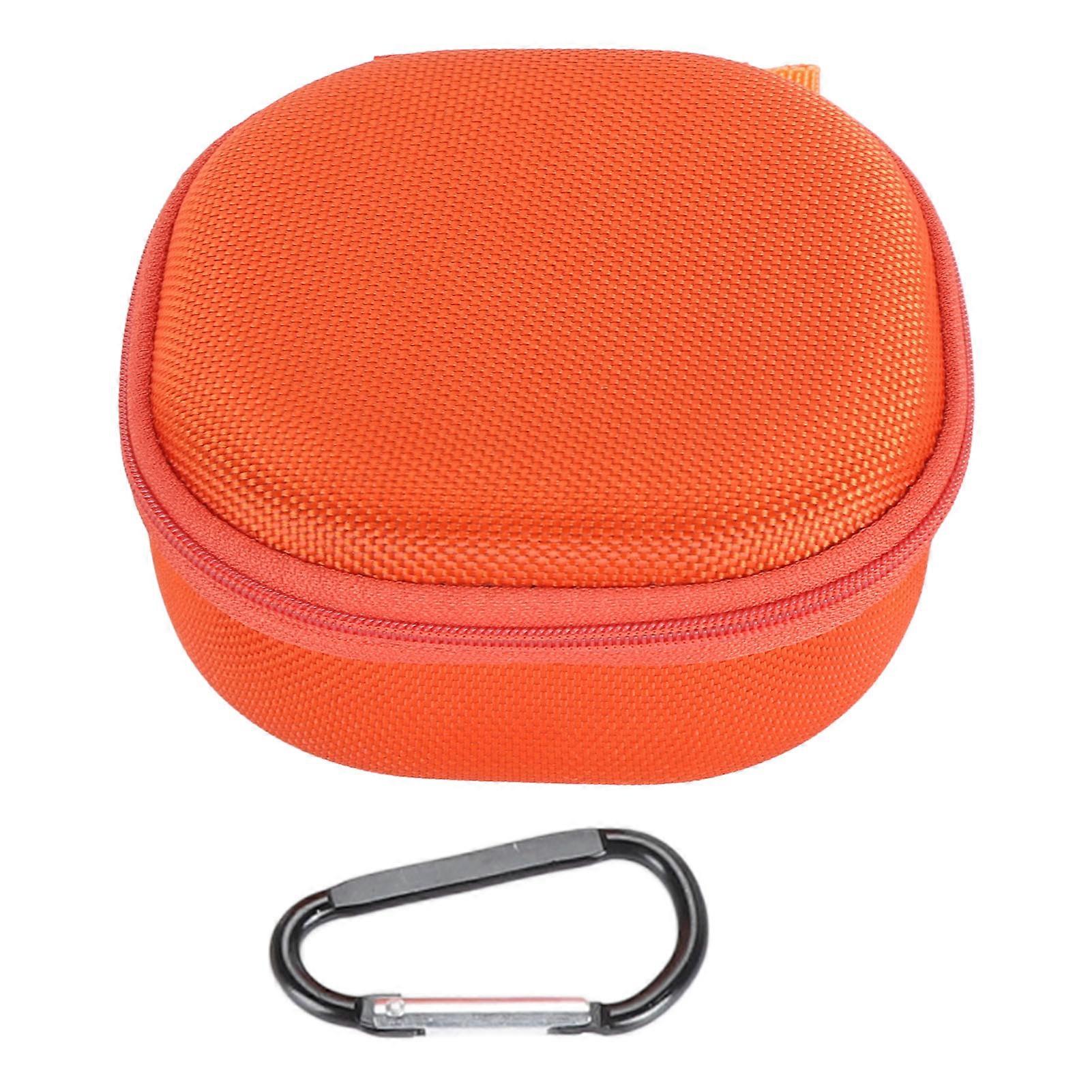 Orange Waterproof Bluetooth Speaker Travel Case - Shockproof, Scratchproof, Protective