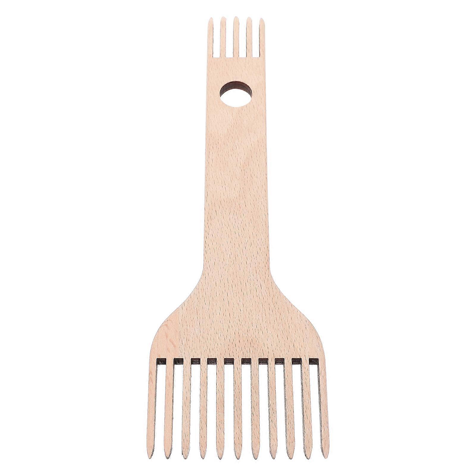 Portable Weaving Comb, Dual Heads for Versatile Use, Durable Construction Quality