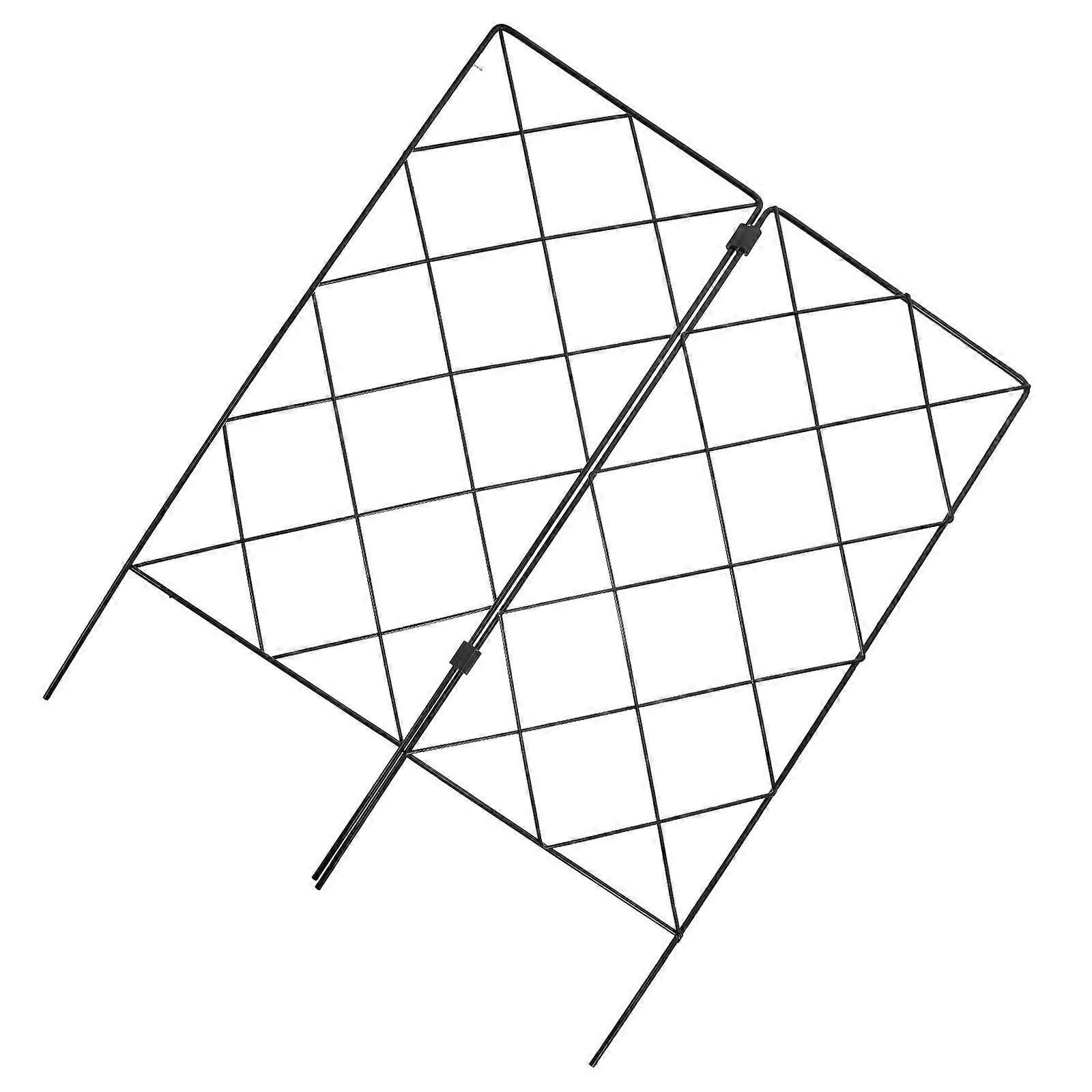 2pcs Foldable Gardening Climbing Frame Bracket Plant Support Stand for Outdoor Vines Tomatoes Cucumbers Peas – Rustproof Trellis for Healthy Growth