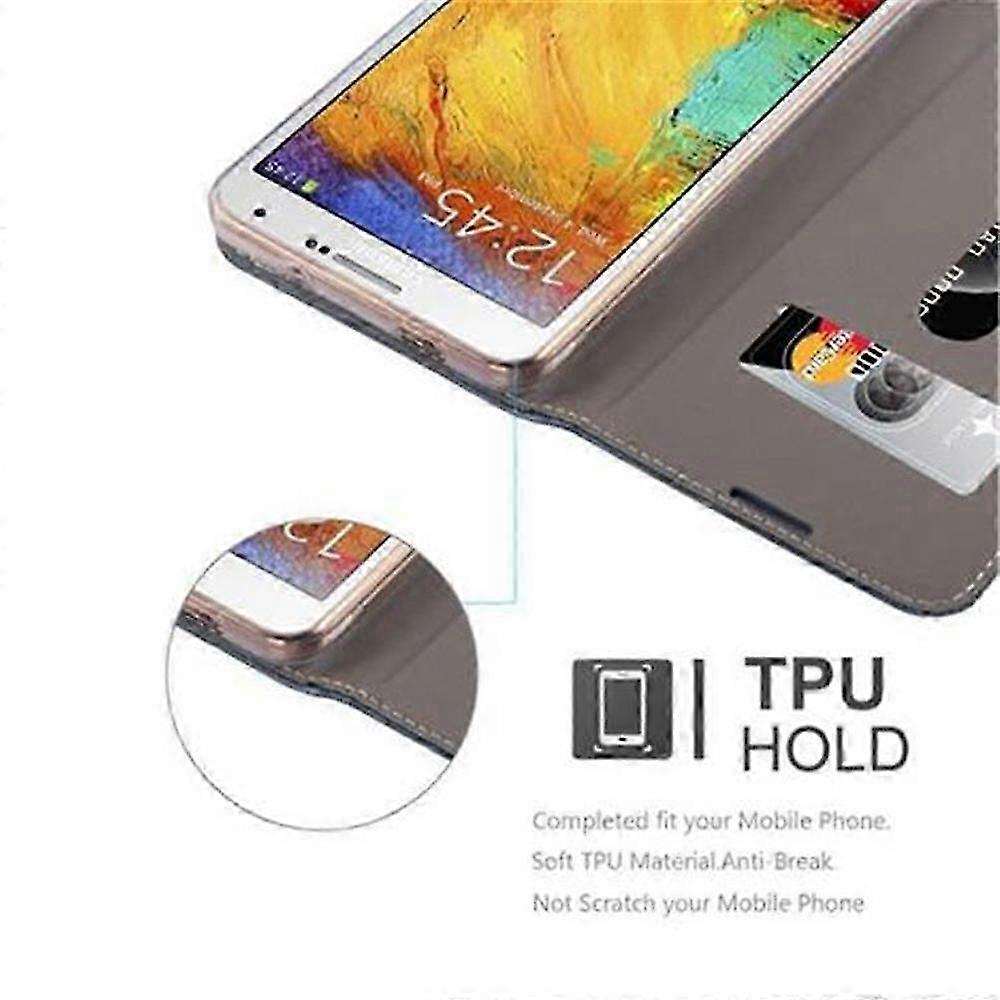 Protective Case for a Certain Brand Galaxy NOTE 3 - Featuring a Stylish Jeans Look and Stand Functionality