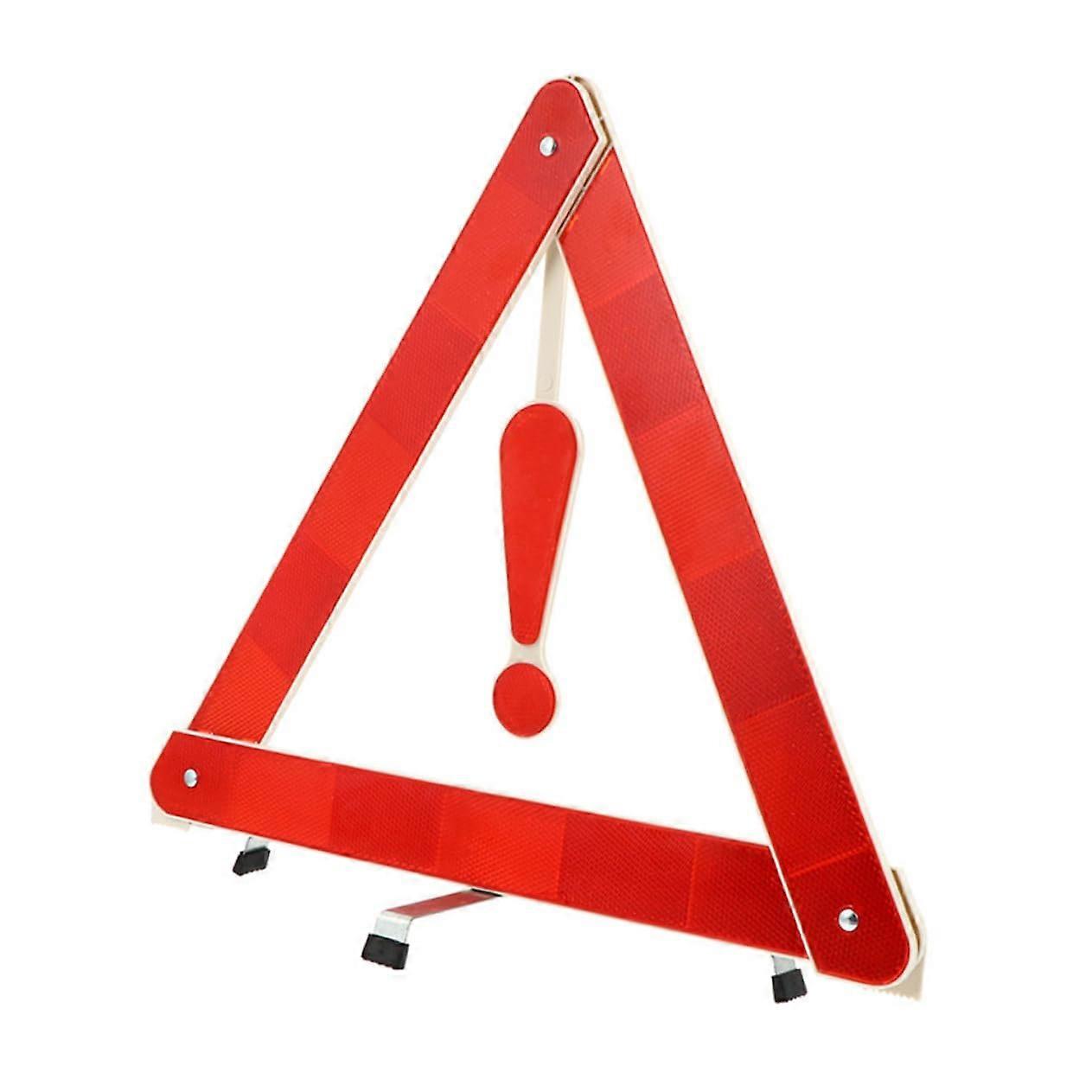 Car Warning Sign Reflective Emergency Triangle For Breakdowns Compact Lightweight Road Safety Sign For Vehicles