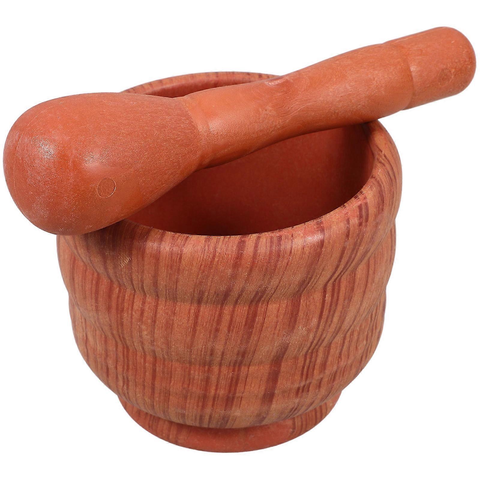 Crushers for Kitchen Use Pestle Grinding Bowl Ergonomic Design for Cooking Enthusiasts 1Set