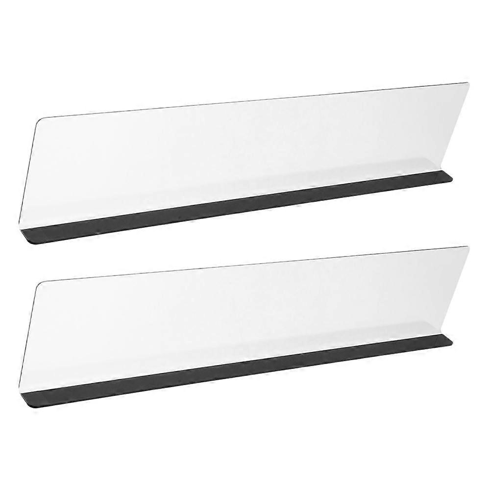 Computer Monitor Accessories Acrylic Memo Board Modern Design Message Board Office Use 2Pcs