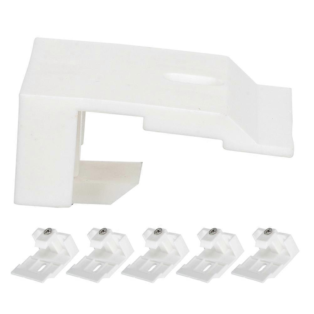 Wall Curtain Accessory Easy Installation Blind Holder Bracket Metal Material 6Pcs