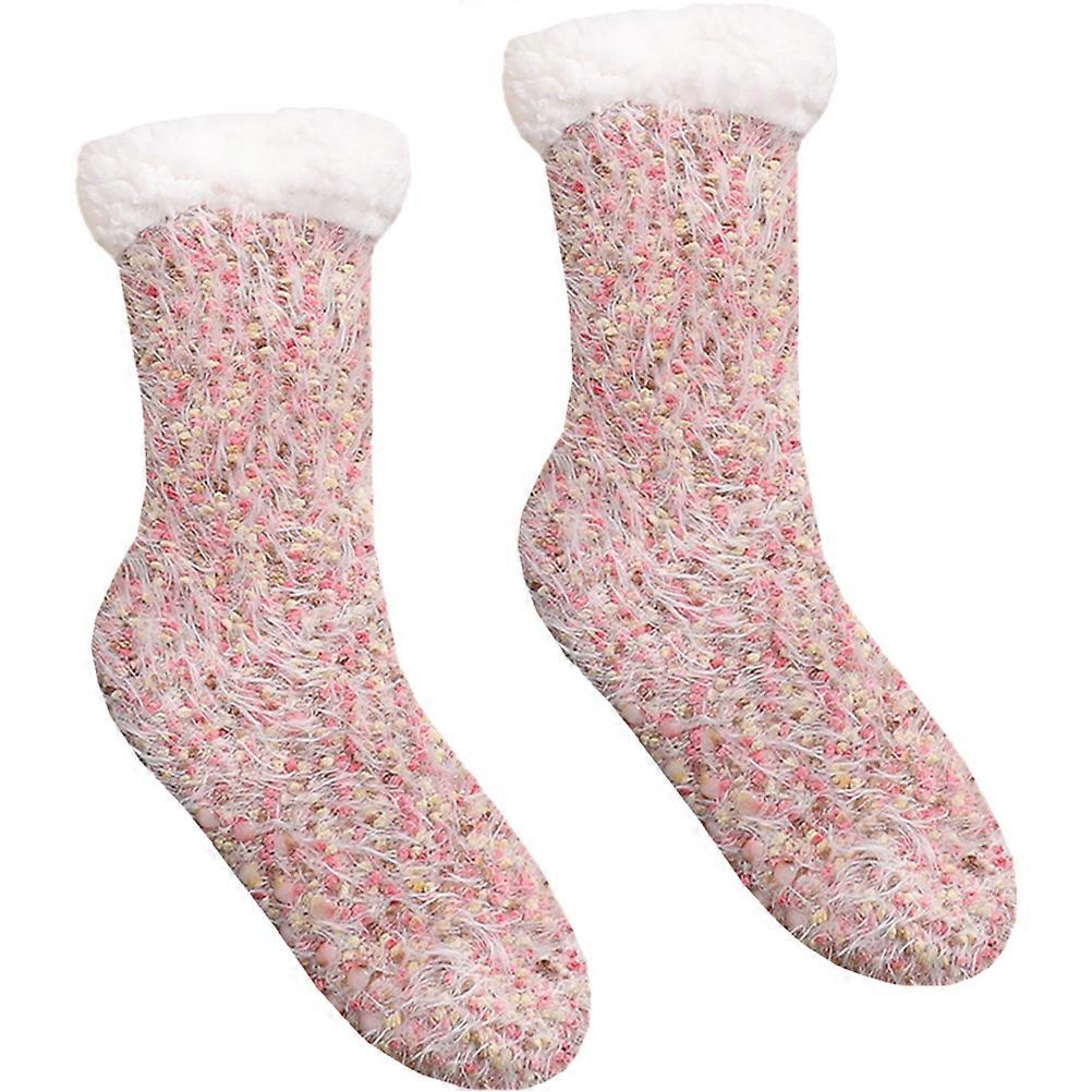 Thermal Bed Socks Autumn Use Family Members Multi 30x8.5cm Warmth Retention 1 Pair