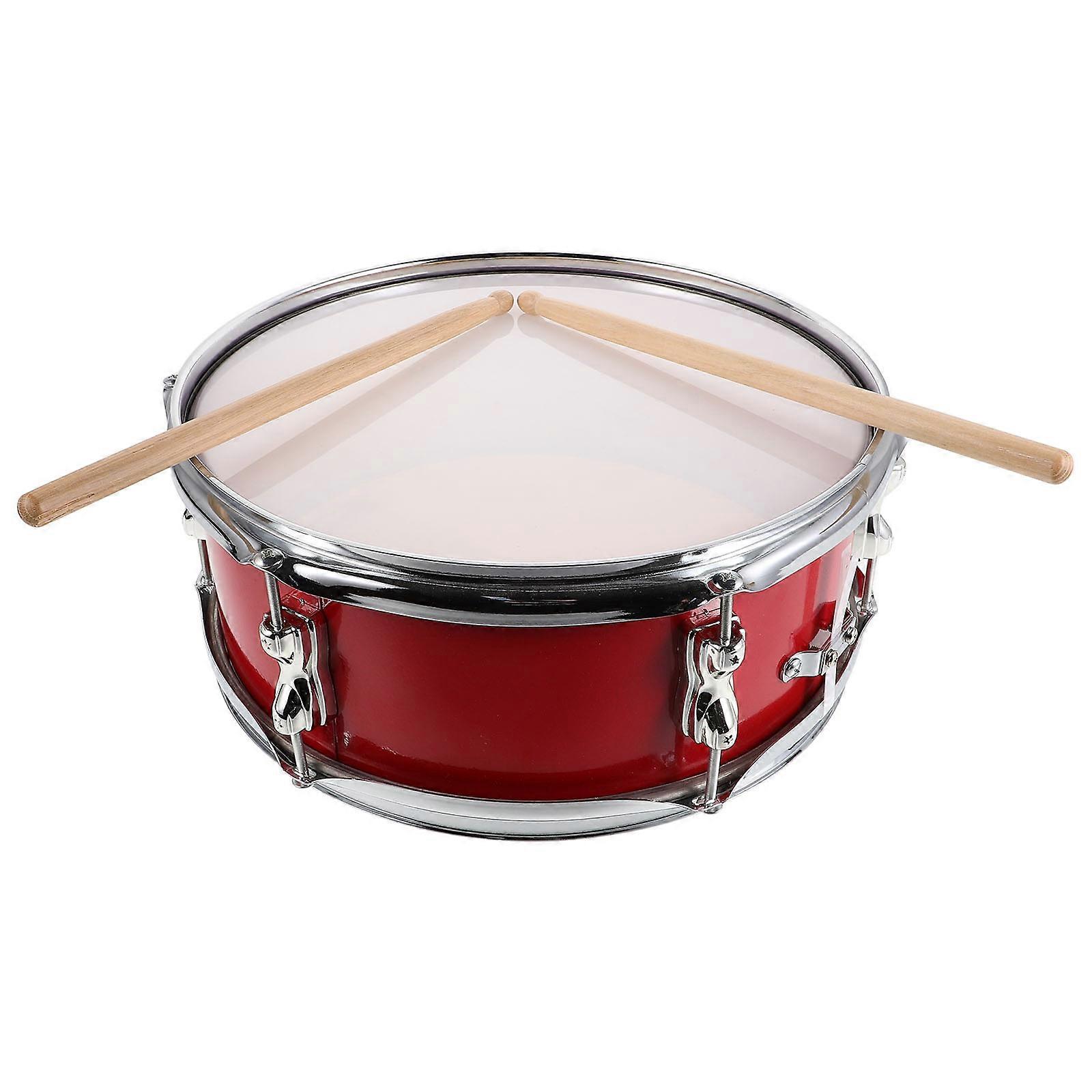 Kids Snare Drum Educational Children Drum Multi Color 14.93X14.93X5.89in Adjustable Spring Mechanism 1Set