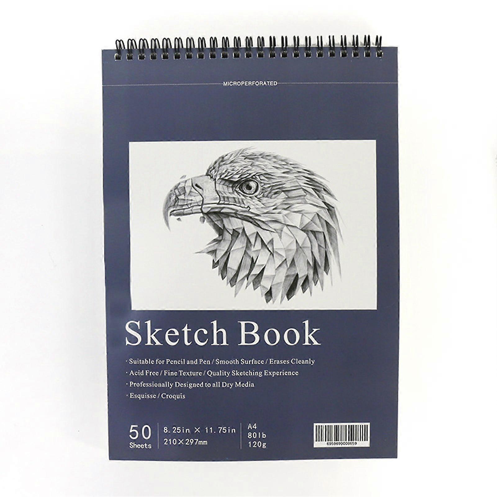 A4/A5 Coils Sketch Book High-Definition Tearable Sketch Notebook for Outdoors