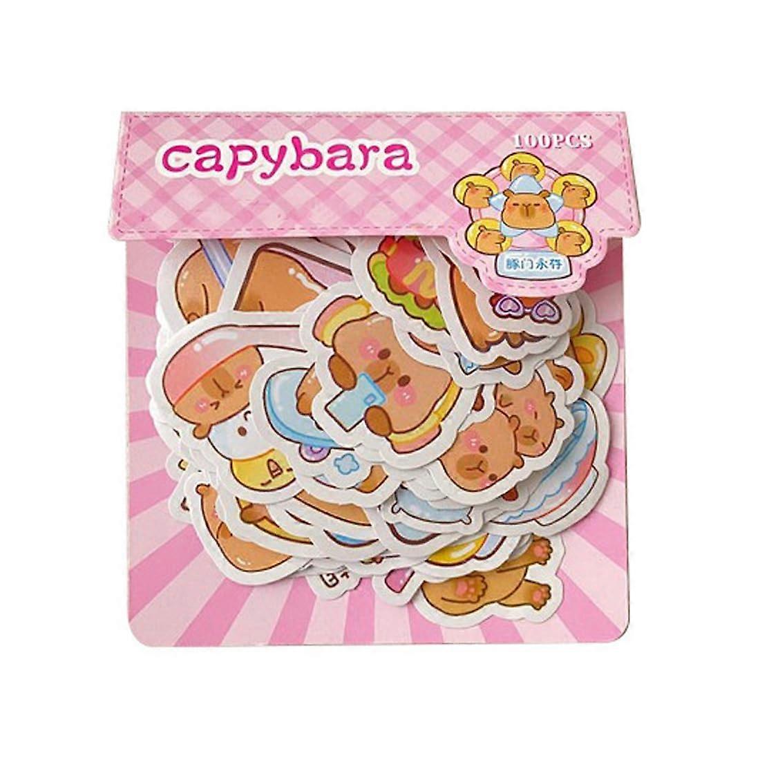 Capybara stickers for , izable, cute capybara stickers, waterproof Ref: 4846