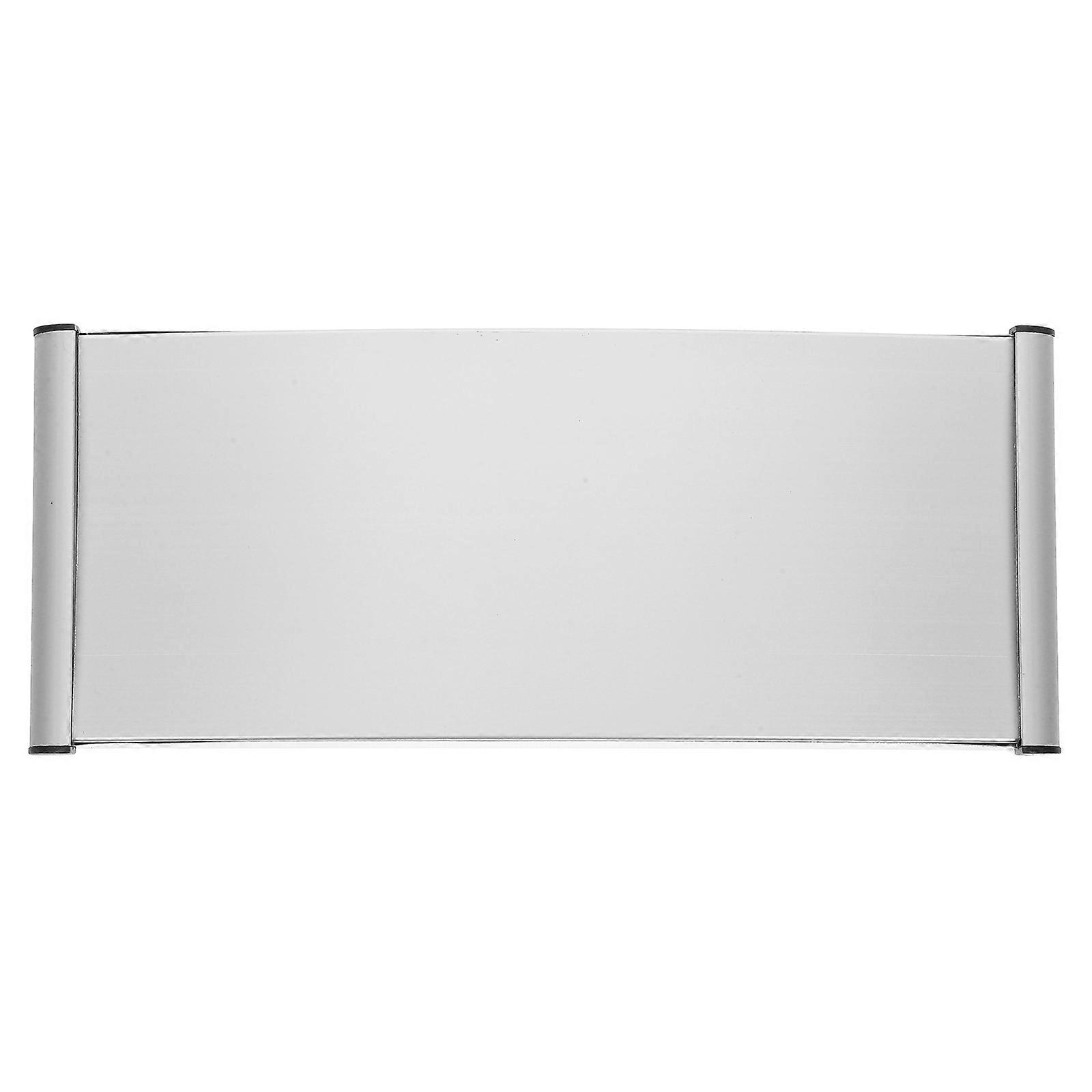 Curved Sign Holder Metal Name Tags Appearance Diy Doorplate 1Set